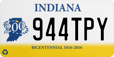 IN license plate 944TPY