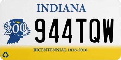 IN license plate 944TQW