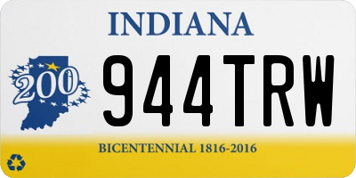 IN license plate 944TRW