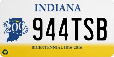 IN license plate 944TSB