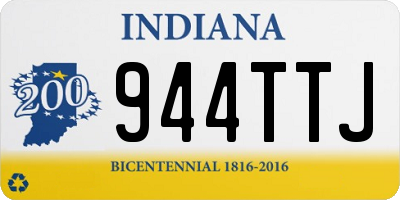 IN license plate 944TTJ