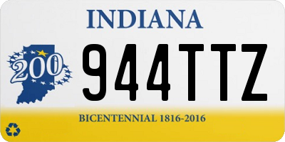 IN license plate 944TTZ