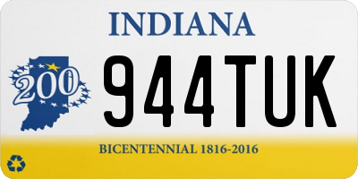 IN license plate 944TUK