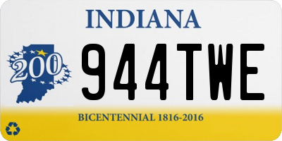 IN license plate 944TWE