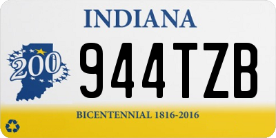 IN license plate 944TZB