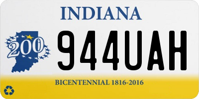 IN license plate 944UAH