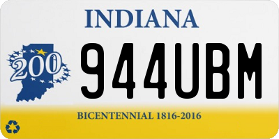 IN license plate 944UBM