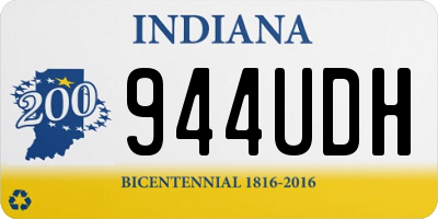 IN license plate 944UDH