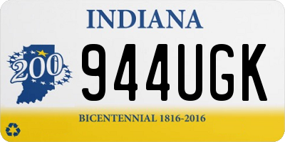 IN license plate 944UGK