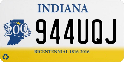 IN license plate 944UQJ