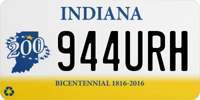 IN license plate 944URH