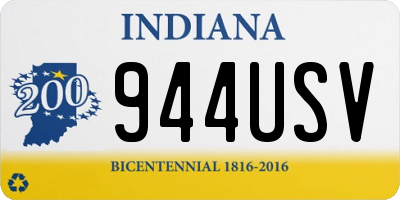 IN license plate 944USV