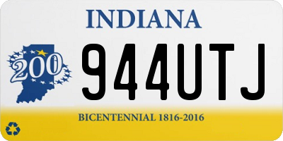 IN license plate 944UTJ