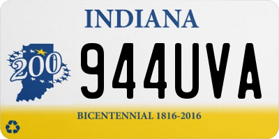 IN license plate 944UVA