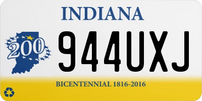 IN license plate 944UXJ