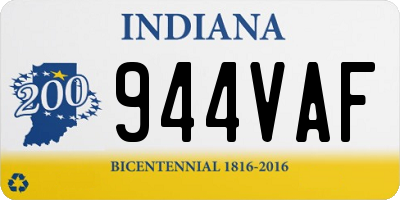 IN license plate 944VAF