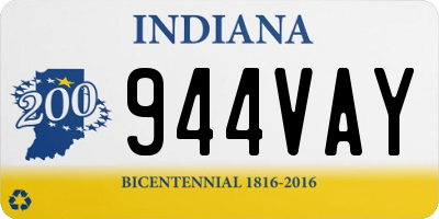 IN license plate 944VAY