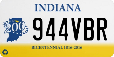 IN license plate 944VBR