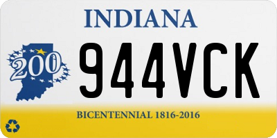IN license plate 944VCK