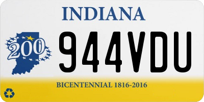 IN license plate 944VDU