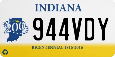 IN license plate 944VDY
