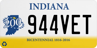 IN license plate 944VET