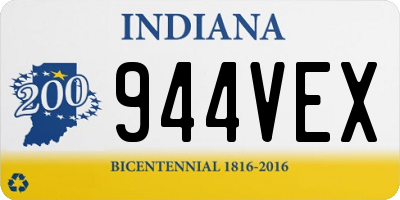 IN license plate 944VEX