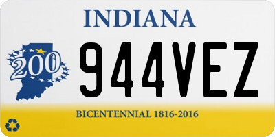 IN license plate 944VEZ