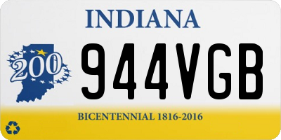 IN license plate 944VGB