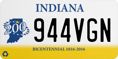 IN license plate 944VGN