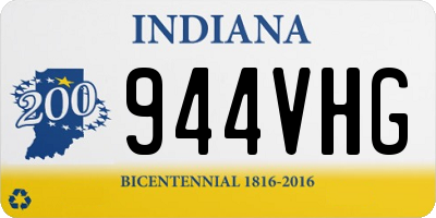 IN license plate 944VHG