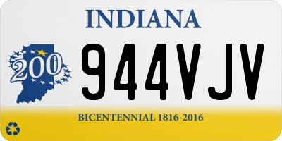 IN license plate 944VJV