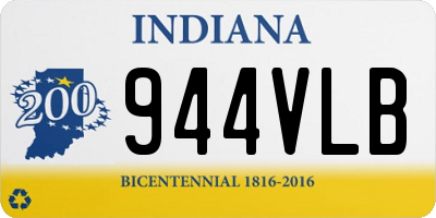 IN license plate 944VLB