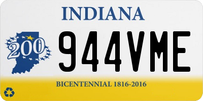 IN license plate 944VME