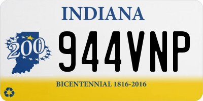IN license plate 944VNP