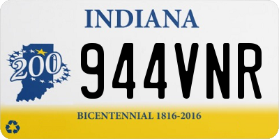 IN license plate 944VNR