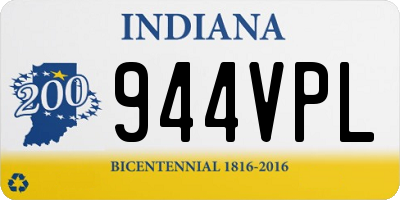 IN license plate 944VPL