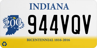 IN license plate 944VQV