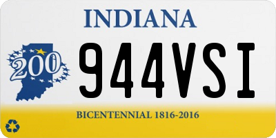 IN license plate 944VSI