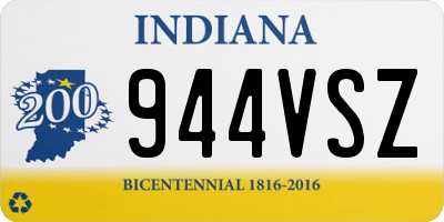 IN license plate 944VSZ