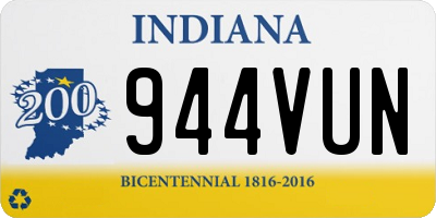 IN license plate 944VUN