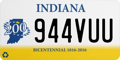 IN license plate 944VUU