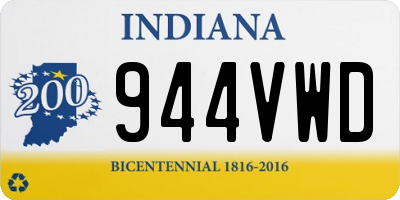 IN license plate 944VWD