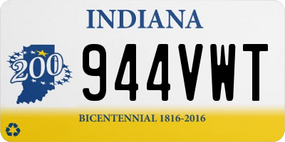 IN license plate 944VWT