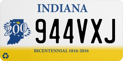 IN license plate 944VXJ