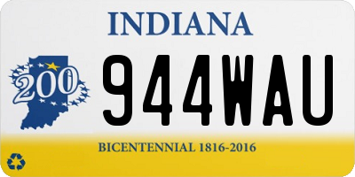 IN license plate 944WAU