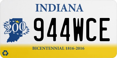 IN license plate 944WCE
