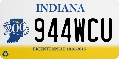 IN license plate 944WCU