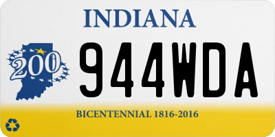 IN license plate 944WDA