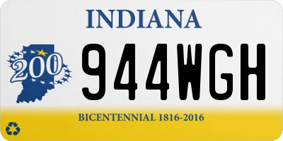 IN license plate 944WGH